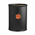 Collegiate Logo Oval Metal Fire Retardant 13 Qt. Wastebasket - Clemson